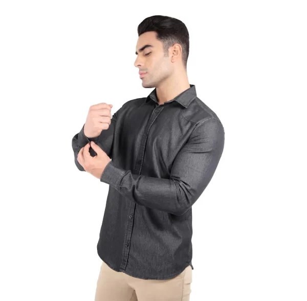 Camisa Manga Longa Slim  Fit Jeans River