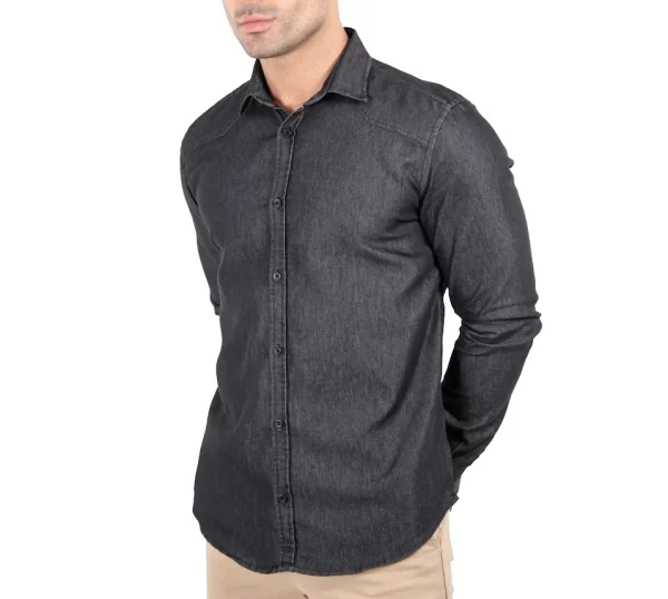 Camisa Manga Longa Slim  Fit Jeans River - Image 2