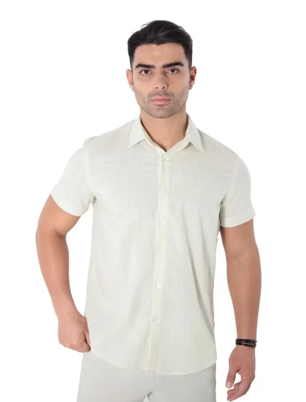 Camisa Manga Curta Slim Fit Flamê