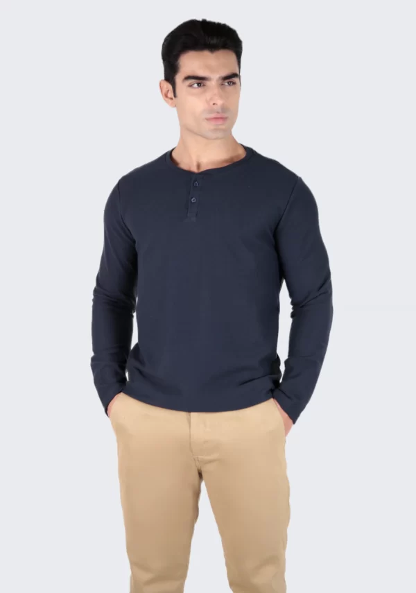 Casaco Henley Textura
