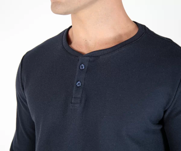 Casaco Henley Textura - Image 2