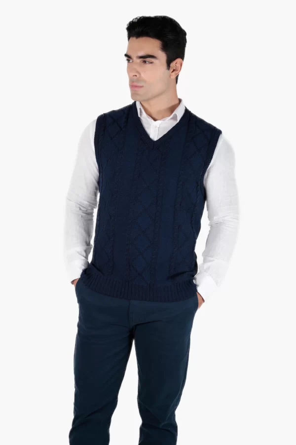 Colete Tricot Losango